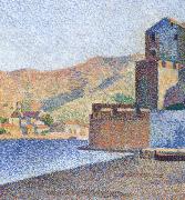 Paul Signac, town beacb